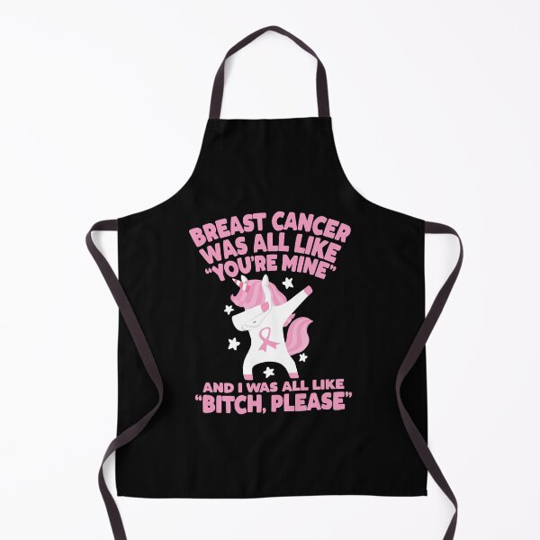 Item preview, Breast Cancer Bitch Please Quote Funny Unicorn designed and sold by ZubbaZooba.