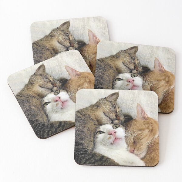Item preview, Cats cuddling funny designed and sold by digitul.