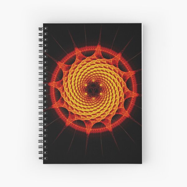 Item preview, Merkaba Spiral Mandala Red   ( Fractal Geometry ) designed and sold by Leah McNeir.