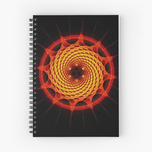 Item preview, Merkaba Spiral Mandala Red   ( Fractal Geometry ) designed and sold by Leah McNeir.