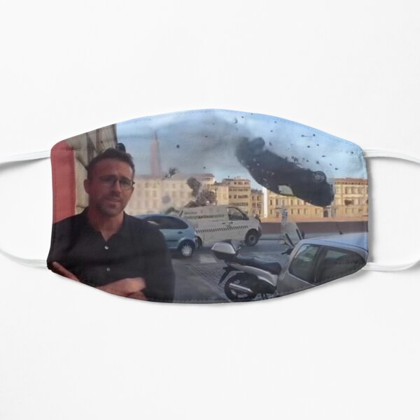 Ryan Reynolds Car Crash Meme Mask