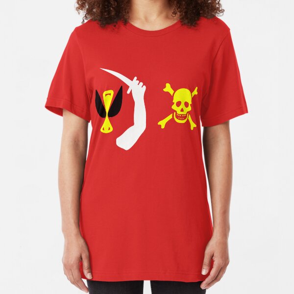 Christopher Moody Pirate Flag Slim Fit T-Shirt
