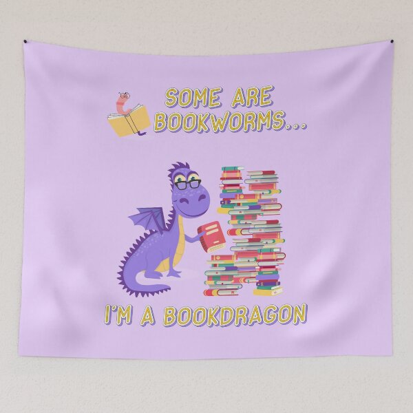 Item preview, Some are bookworms, I'm a bookdragon designed and sold by CMB-Editing.
