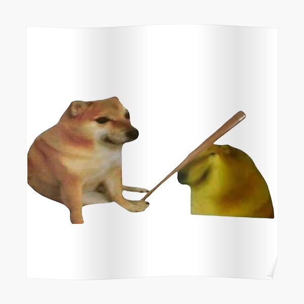 Doge Funny Meme Posters Redbubble - le roblox gear has arrived dogelore