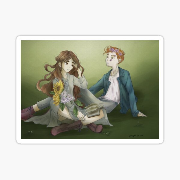 Couple Spending Time Together Georgiana Collection #01 [Welcome Spring] Sticker