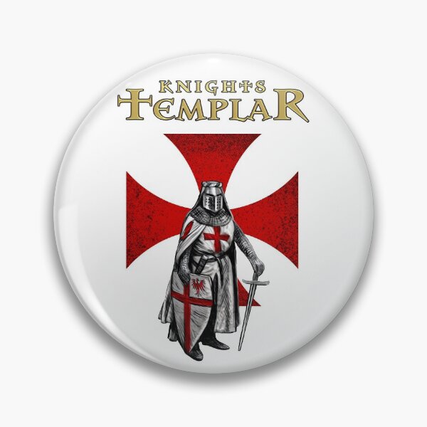 Item preview, Crusader Knights Templar With Christian Red Cross designed and sold by aronia.