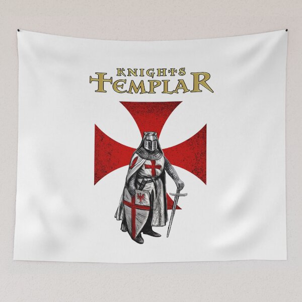 Item preview, Crusader Knights Templar With Christian Red Cross designed and sold by aronia.