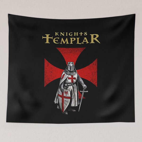 Item preview, Crusader Knights Templar With Christian Red Cross designed and sold by aronia.