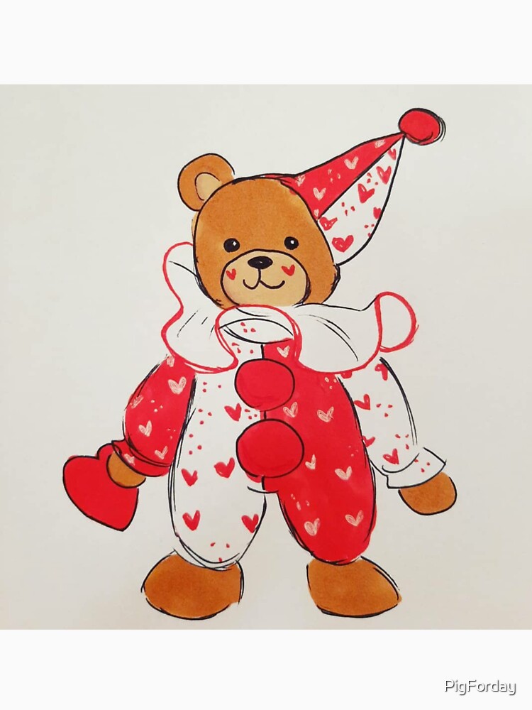 it clown teddy