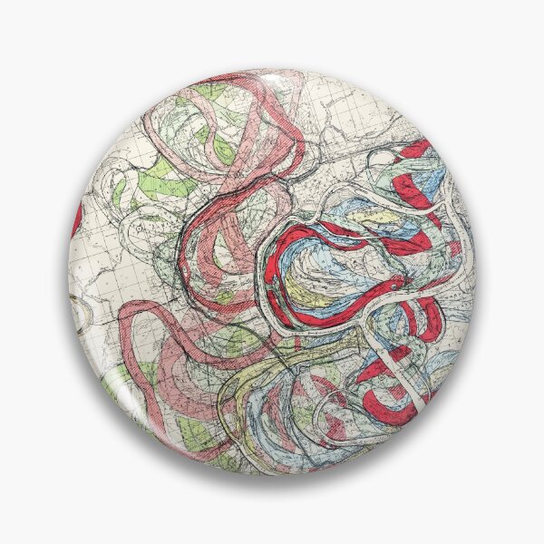Item preview, Vintage Map of the Mississippi River II designed and sold by Vintage Wall Art.