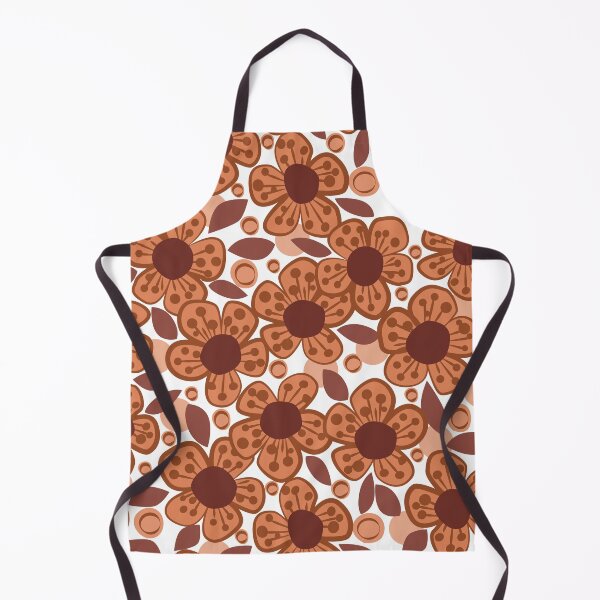 Item preview, Brown Bold Flowers designed and sold by JaanaHalme.