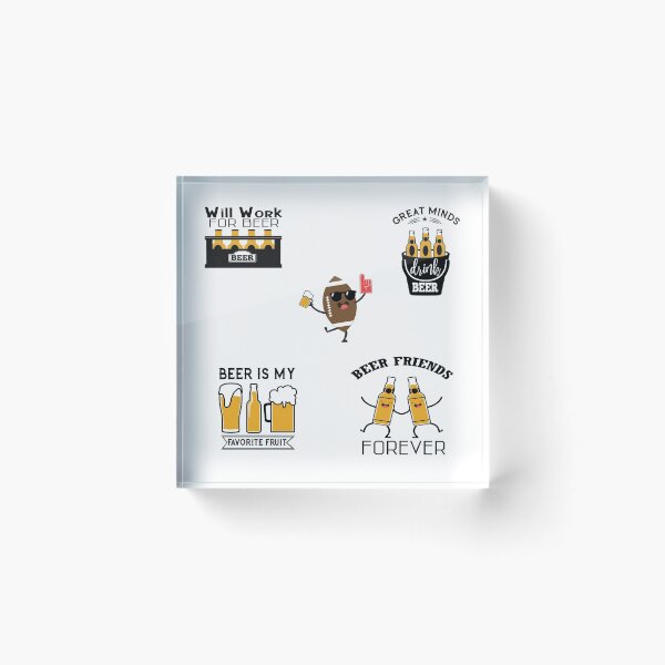 Item preview, Beer Sticker Pack designed and sold by Sinfamous.