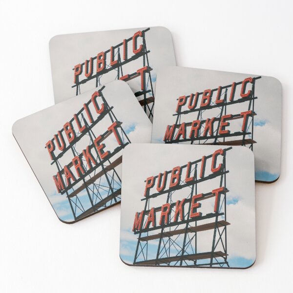 Item preview, Iconic Public Market Sign designed and sold by JLPhotographer.