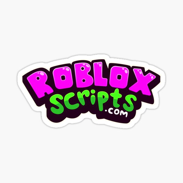 Roblox Logo Stickers Redbubble - roblox cute logo purple