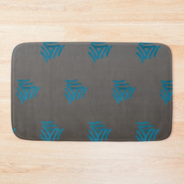 Item preview, Contemporary italic turquoise triangle pattern on a gradient taupe background  designed and sold by PetaJaneHome.