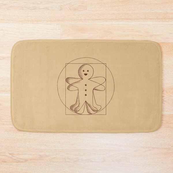 Item preview, Vitruvian Gingerbread Man designed and sold by christinaashman.