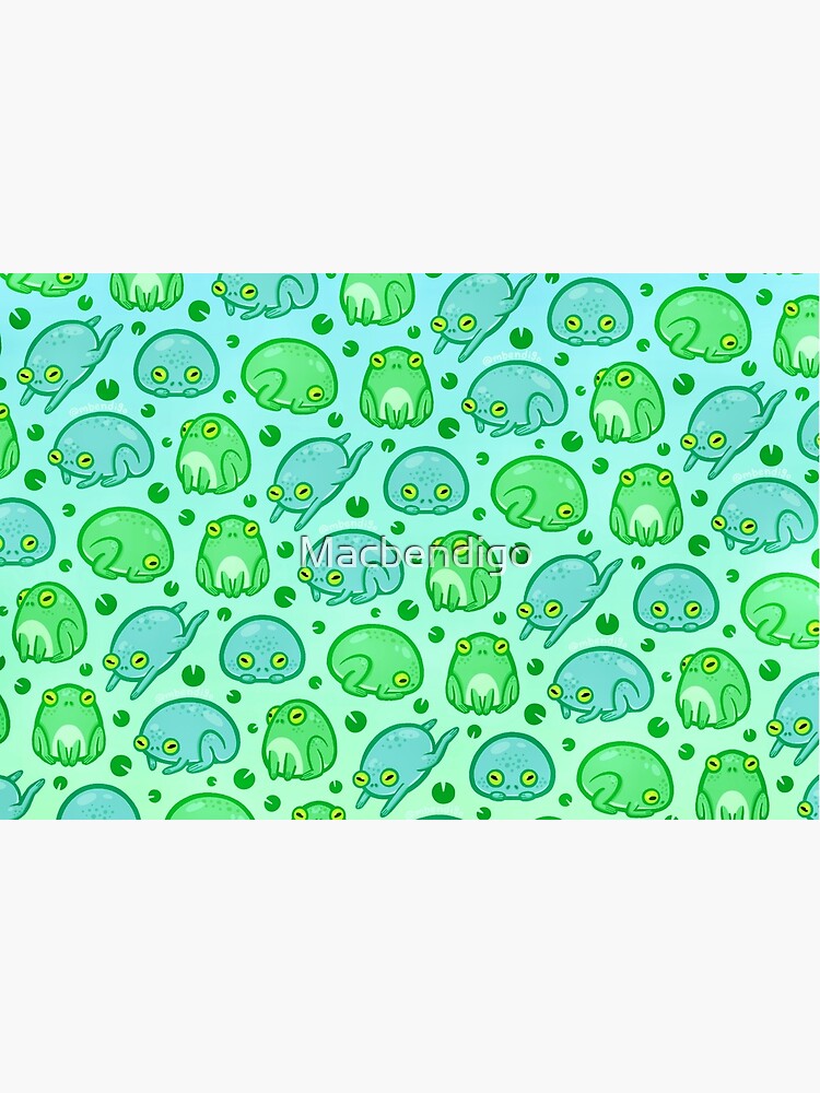 Discover Friendly Frogs Bath Mat