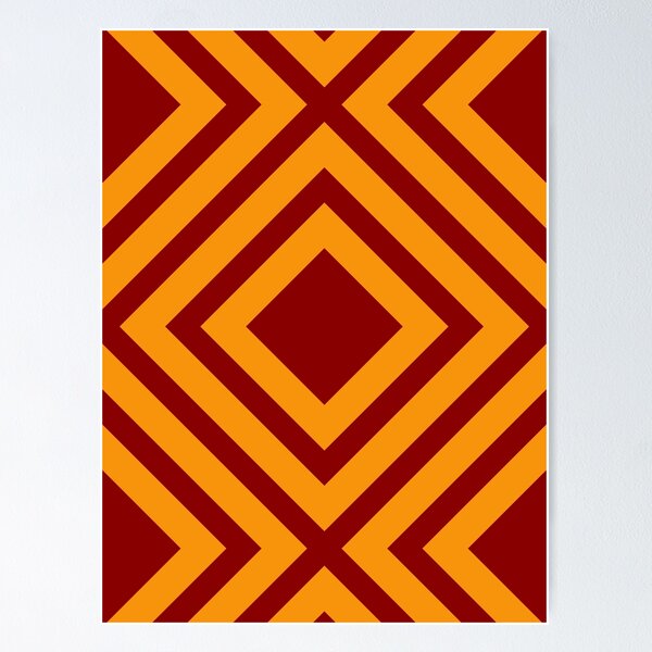 Item preview, house of lions minimalist geo squares designed and sold by neopop.