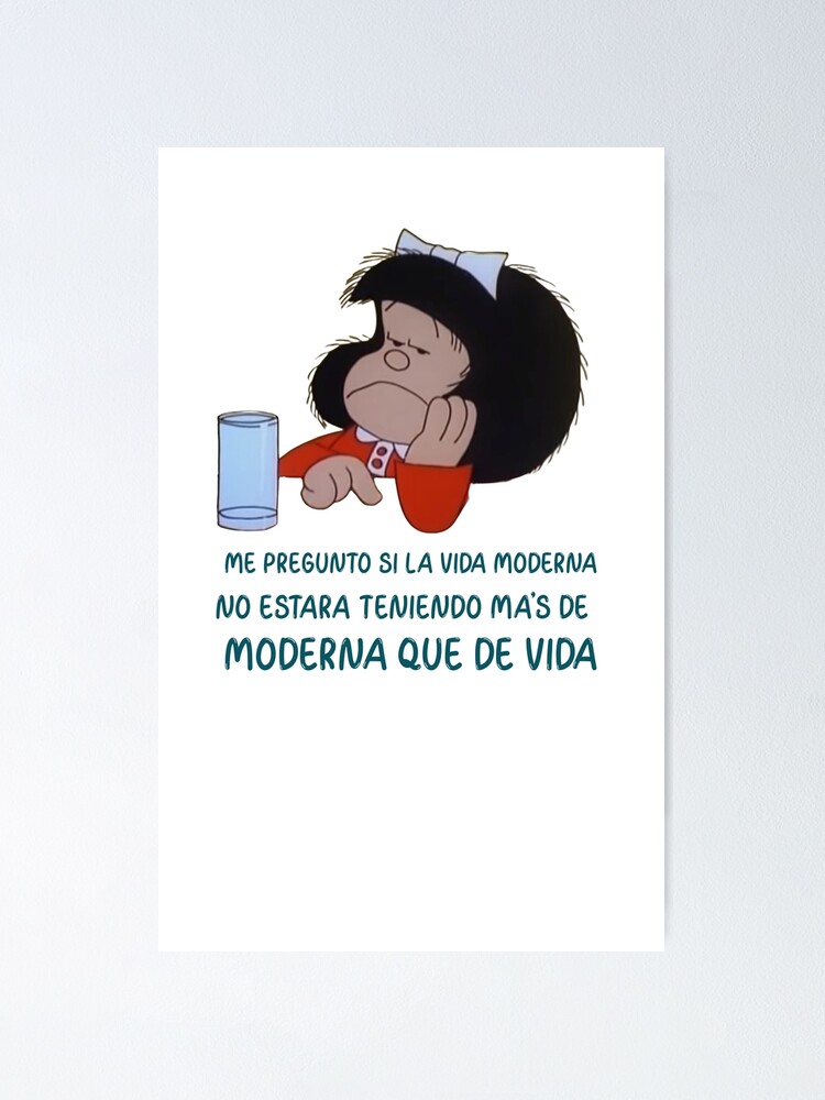 Mafalda Quino Comics Poster for Sale by Elena Bee