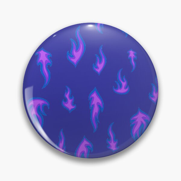 Item preview, flame illustration blue designed and sold by phoebejw.