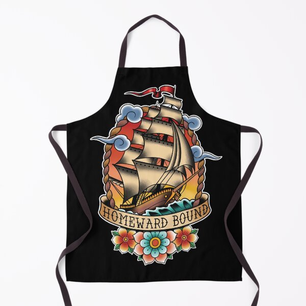 Item preview, Homeward Bound Traditional Tattoo Sailing Ship designed and sold by SevenRelics.