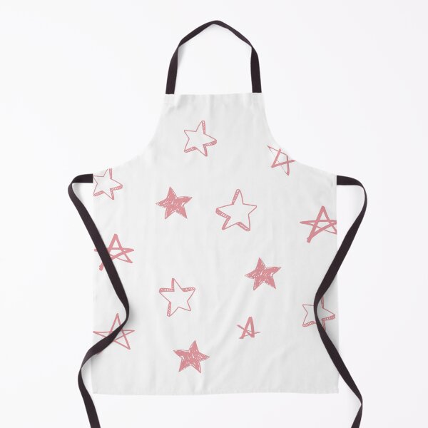 Item preview, Small pink star doodle pattern designed and sold by AdelDa19.