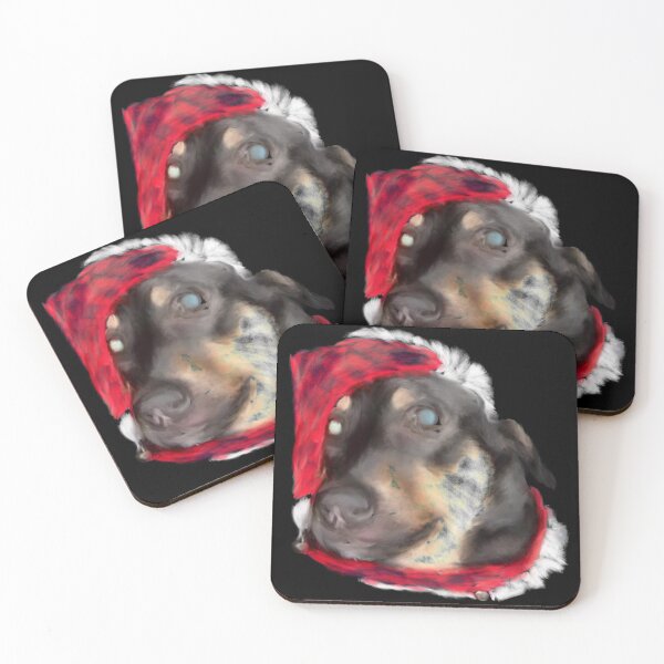Item preview, Christmas dog portrait  designed and sold by Antiope33.