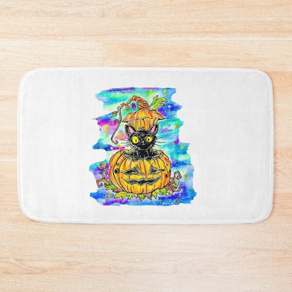 Item preview, Halloween Cat - Am I really that scary ? designed and sold by EmoodleDoodle.
