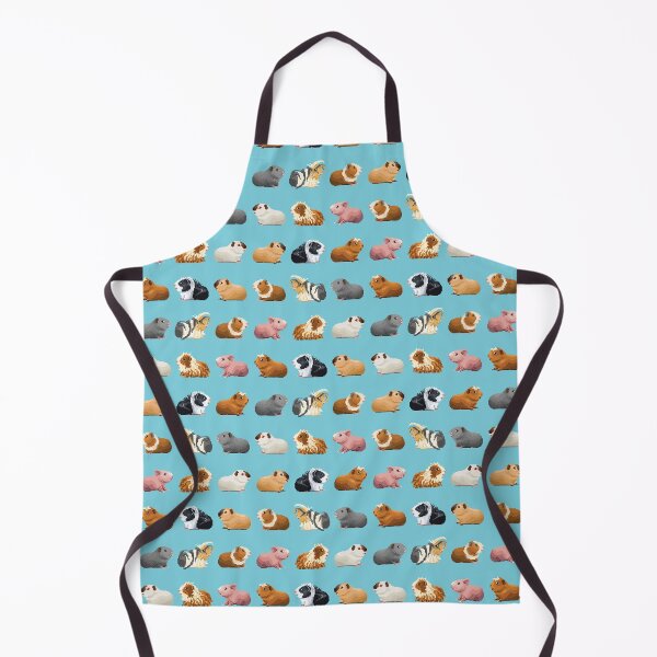 Item preview, Guinea Pig Queue Pattern (blue)  designed and sold by bmartindesigns.