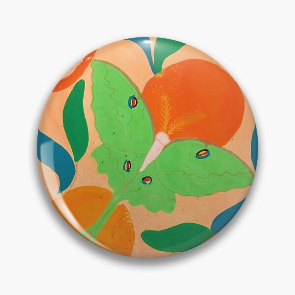 Item preview, Mandarin Oranges and Luna Moth designed and sold by Anna Goodin.