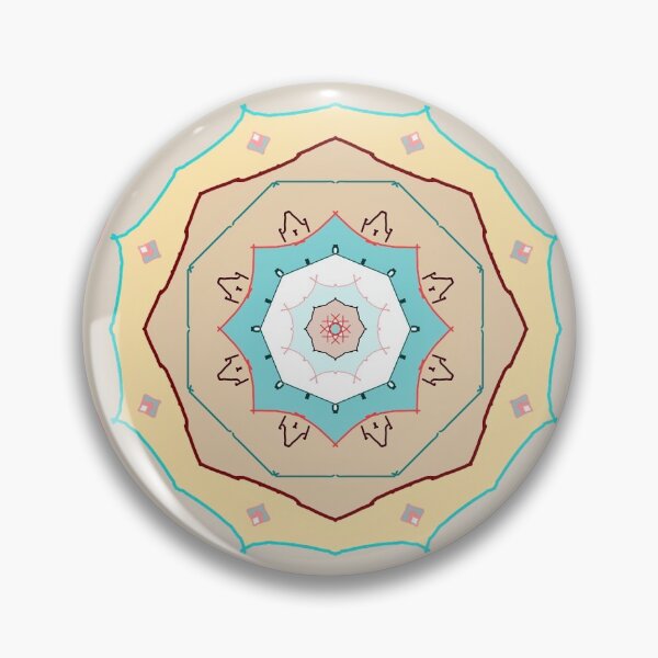 Item preview, Pastel mandala on a black background  designed and sold by AgnesPerry2020.