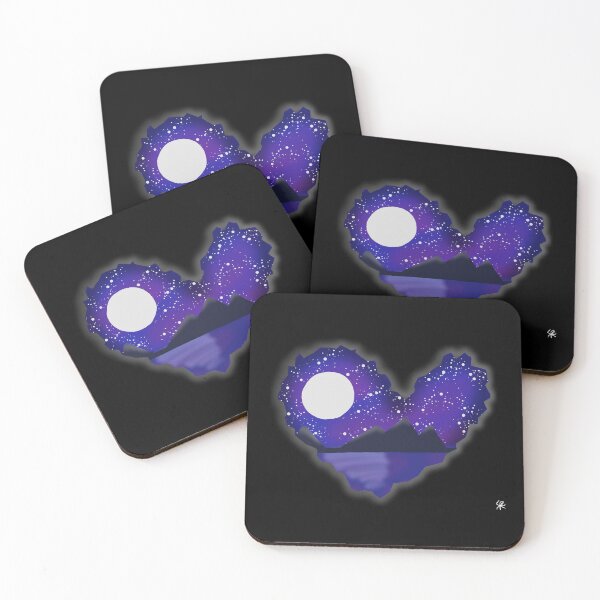 Item preview, Night Sky in a Love Heart Cave  designed and sold by BrotatoChips.