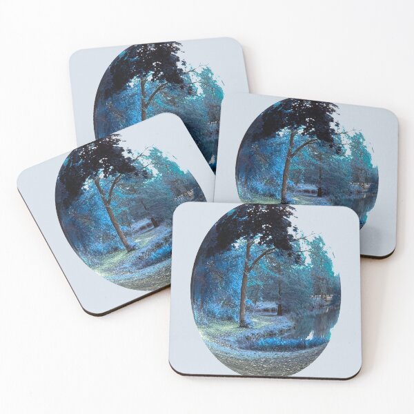 Item preview, Beautiful Fantasy Sphered Trail Scene with a Pond - Tomahawk Creek Pond Overland Park KS  designed and sold by Zen  Goat.