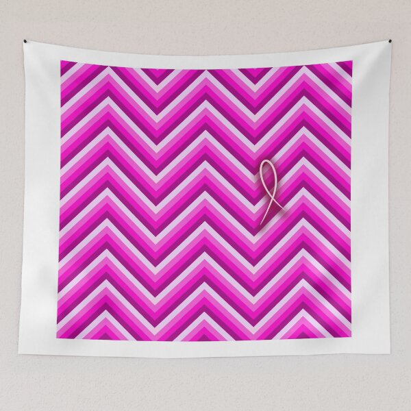 Item preview, Breast cancer awareness ribbon with chevron designed and sold by shaune23.