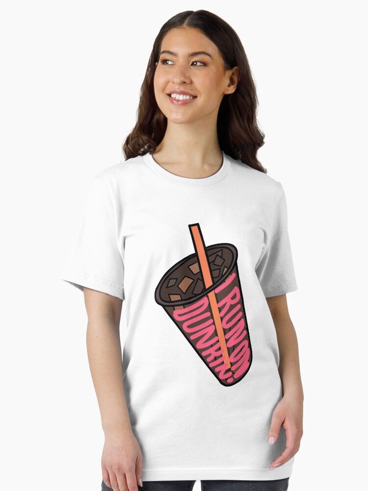 I Run On Dunkin' Iced Coffee Essential T-Shirt for Sale by