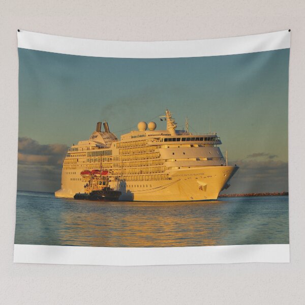 Item preview, Seven Seas Navigator cruise ship arriving at dawn designed and sold by FranWest.