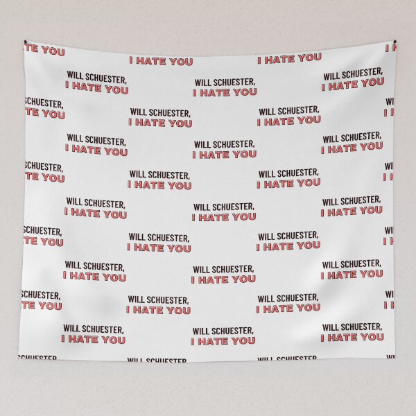 Item preview, Will Schuester, I Hate You | Glee Meme | Funny Glee Quote | Sue Sylvester Quote designed and sold by odetospace.