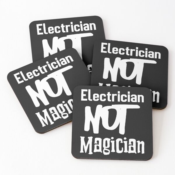 Item preview, Electrician NOT Magician designed and sold by Shirt Slanger.