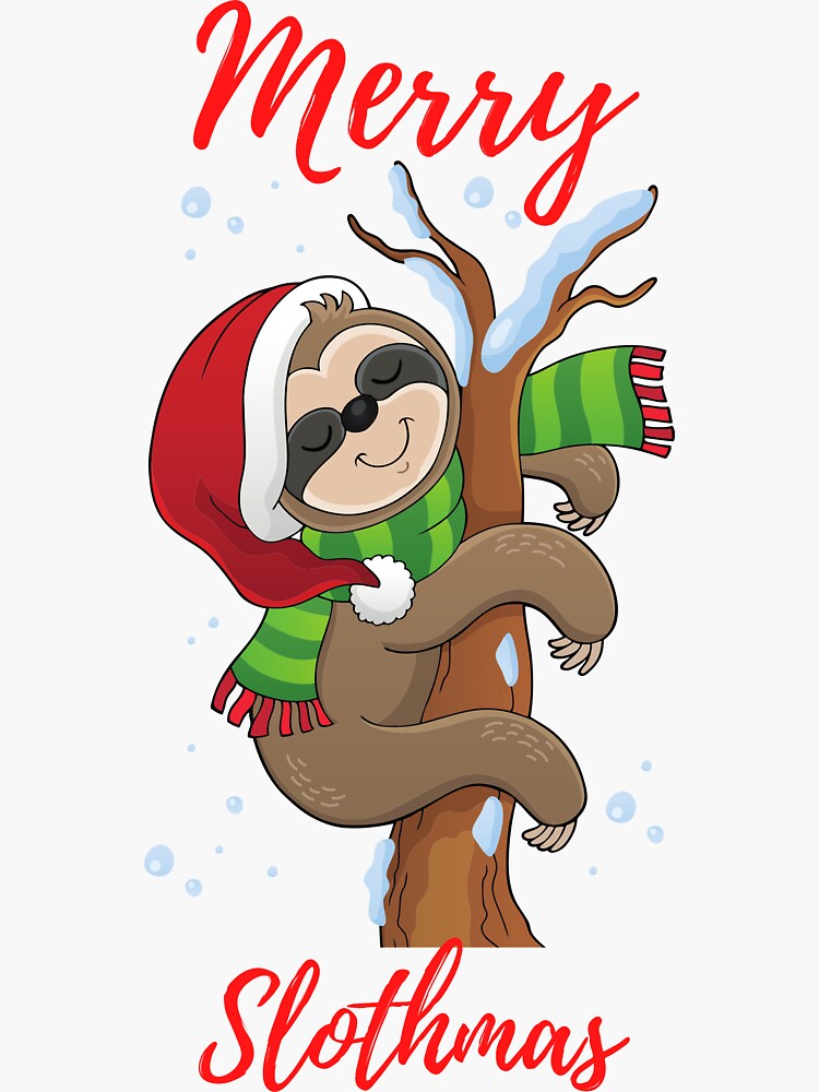 Merry Slothmas by kgerstorff