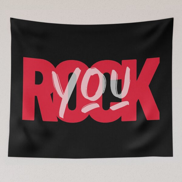 Item preview, ROCK YOU - Typography Quote designed and sold by Rcasadesign.