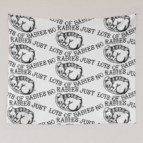 Item preview, NO rabies, just lots of babies. designed and sold by AngieSerazzi.