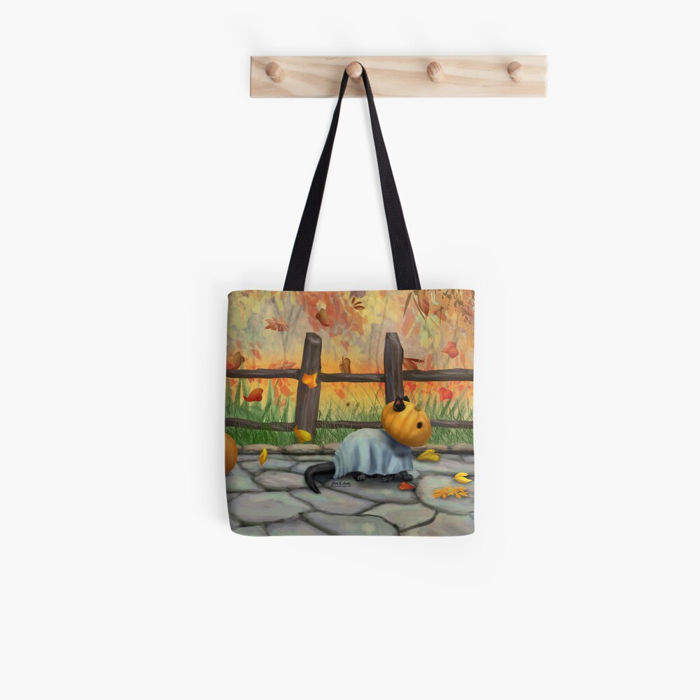 Halloween Cat Tote Bag