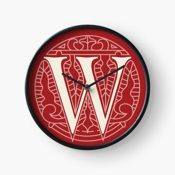 WesterosCraft Circle Logo Red Clock