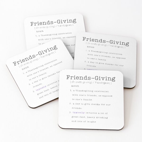 Item preview, Friendsgiving Definition/ Friendsgiving Gift Idea / Thanksgiving with Friends designed and sold by CarpeDiemLife.