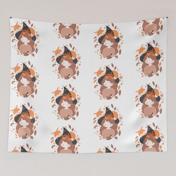 Item preview, Autumn Witch designed and sold by Nagore Illustrations.