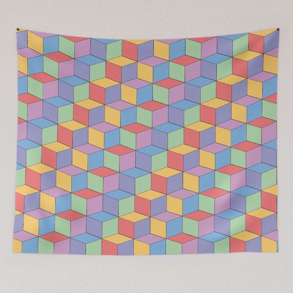 Item preview, Pastel coloured cubes designed and sold by RTrivella.