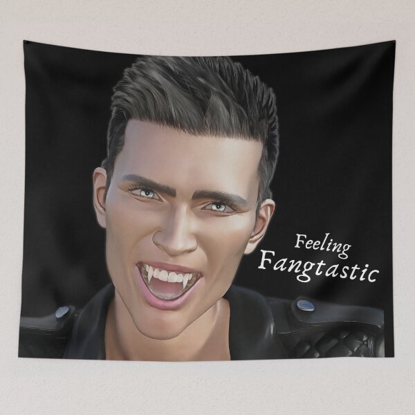 Item preview, Handsome Male Vampire Feeling Fangtastic designed and sold by StormyMuse.
