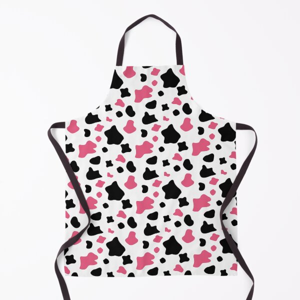 Item preview, Black, Pink and White Cow Print Pattern designed and sold by RLYGR8.