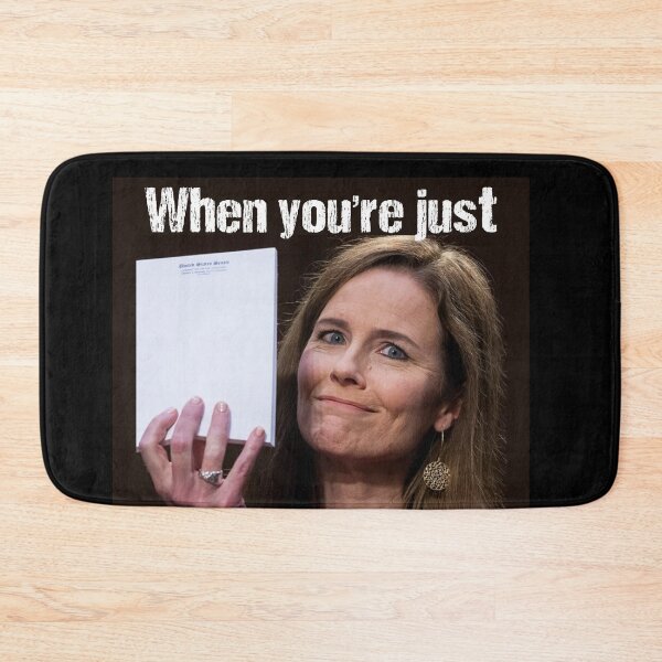 Item preview, Amy Coney Barrett Holding Up Notepad  designed and sold by Jennifer Church.