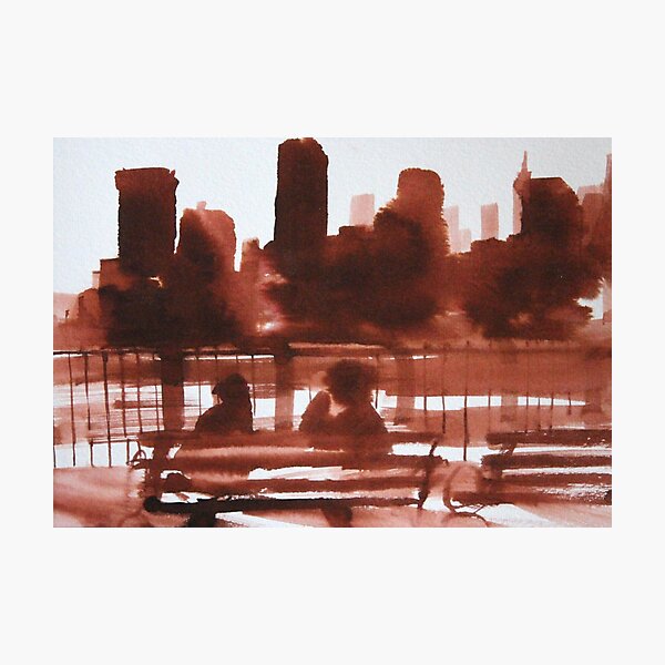 Brooklyn Promenade, Facing Manhattan Photographic Print